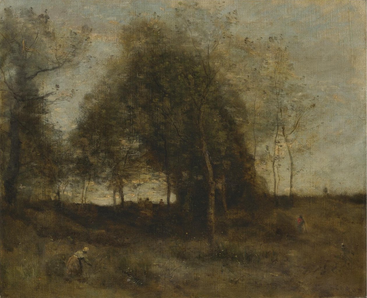 Este Normandiában alkotó: Jean Baptiste Camille Corot