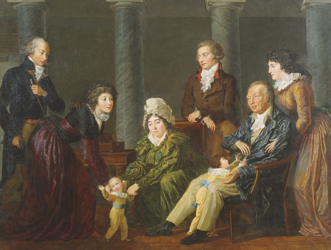 A család portréja alkotó: Jean Baptiste Frederic Desmarais