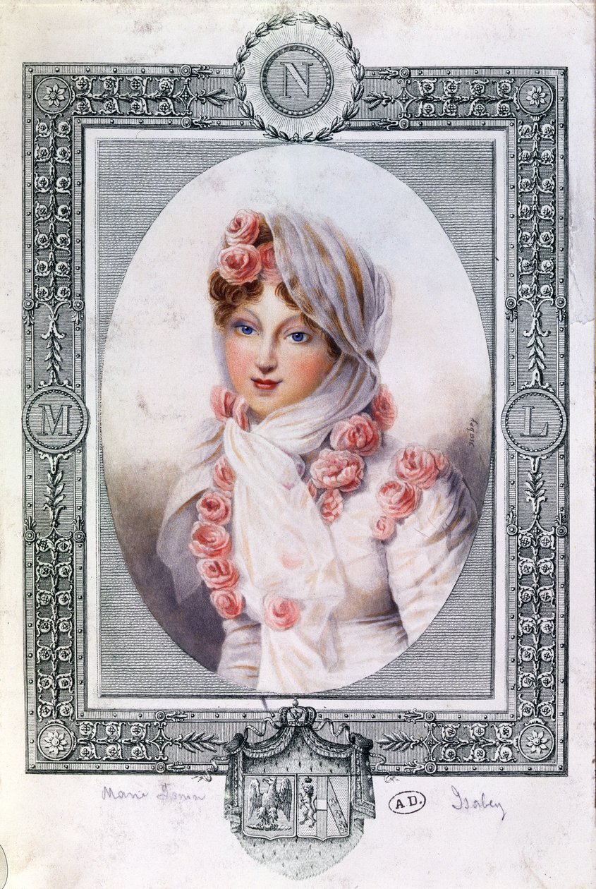 Marie Laczinska (1786-1817) Walewska grófnő portréja alkotó: Jean Baptiste Isabey