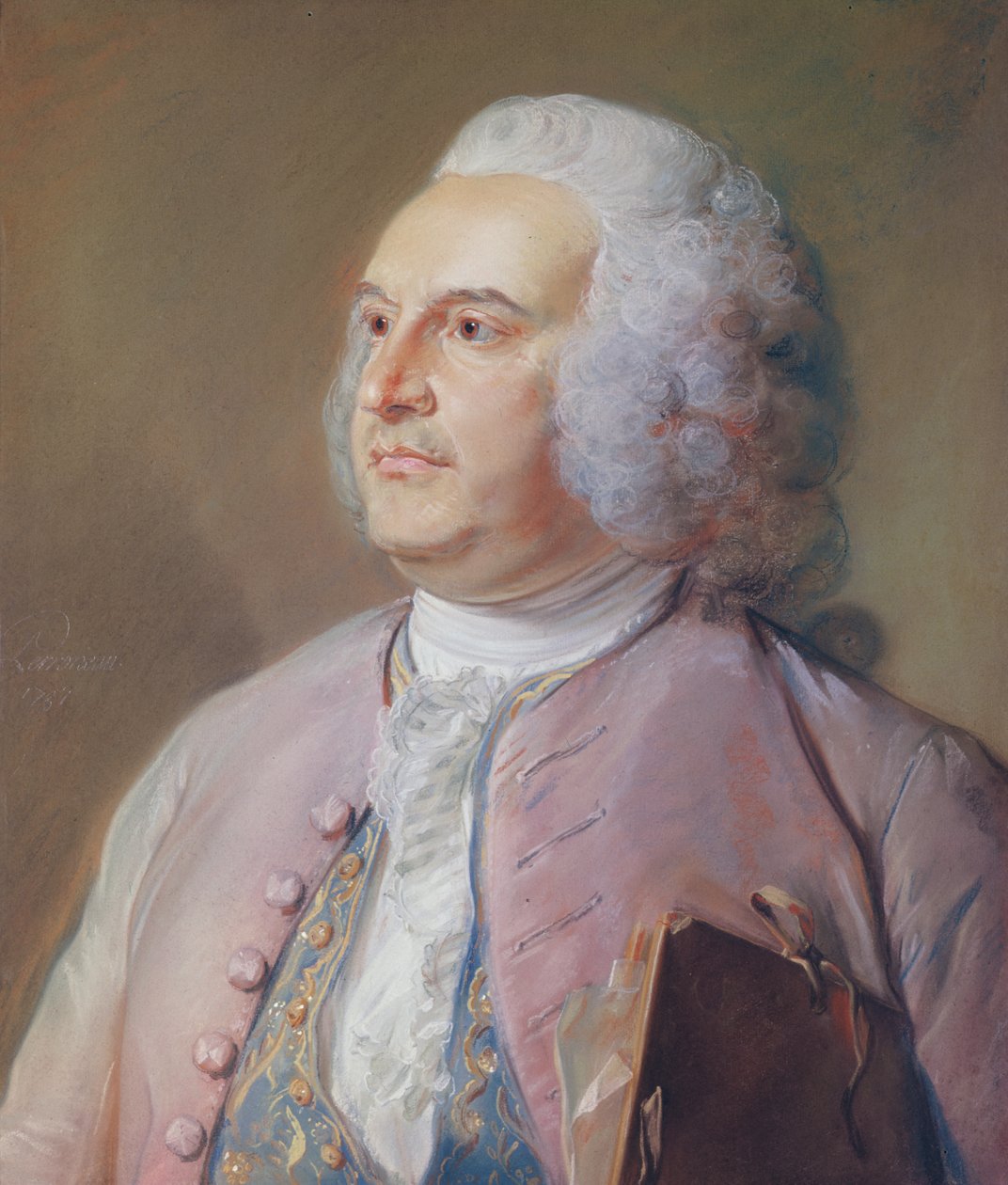 Jean-Michel Chevotet (pasztell) alkotó: Jean Baptiste Perronneau