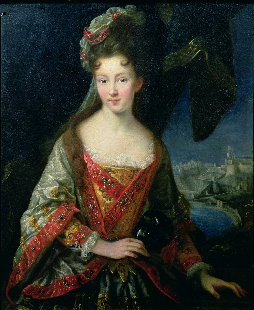 Louise-Hippolyte (1687-1731) monacói hercegnő portréja alkotó: Jean Baptiste van Loo