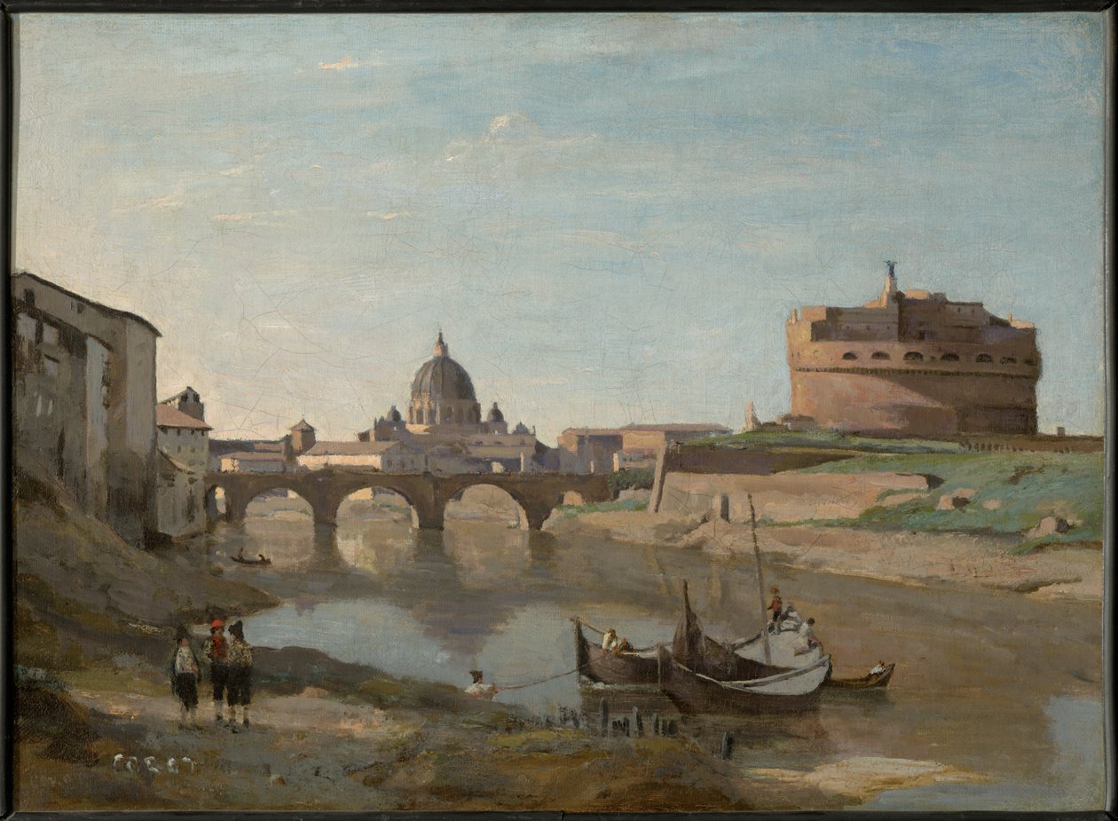 Angyalvár, Róma alkotó: Jean-Baptiste-Camille Corot