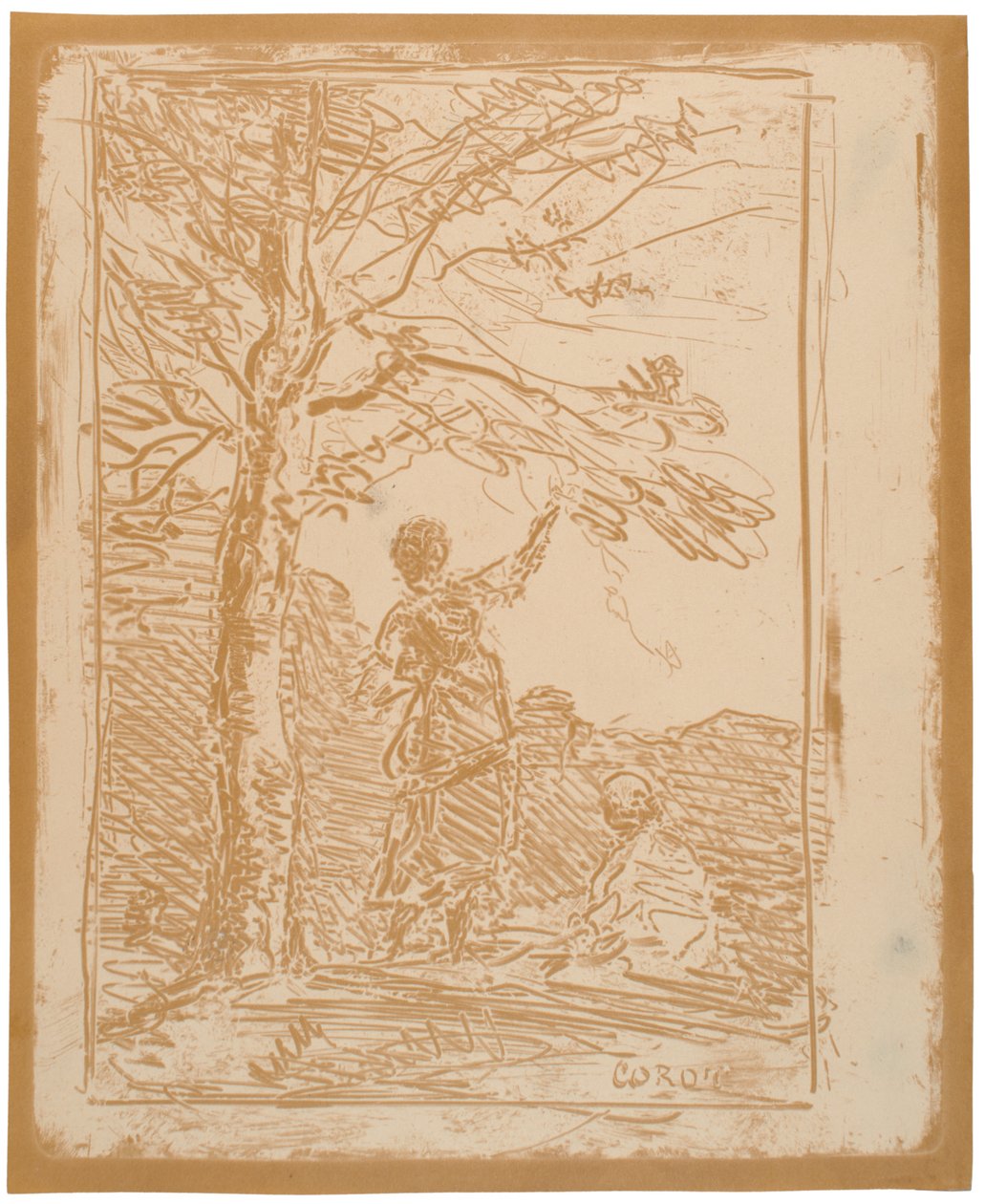 Der Tod und das Mädchen alkotó: Jean-Baptiste-Camille Corot