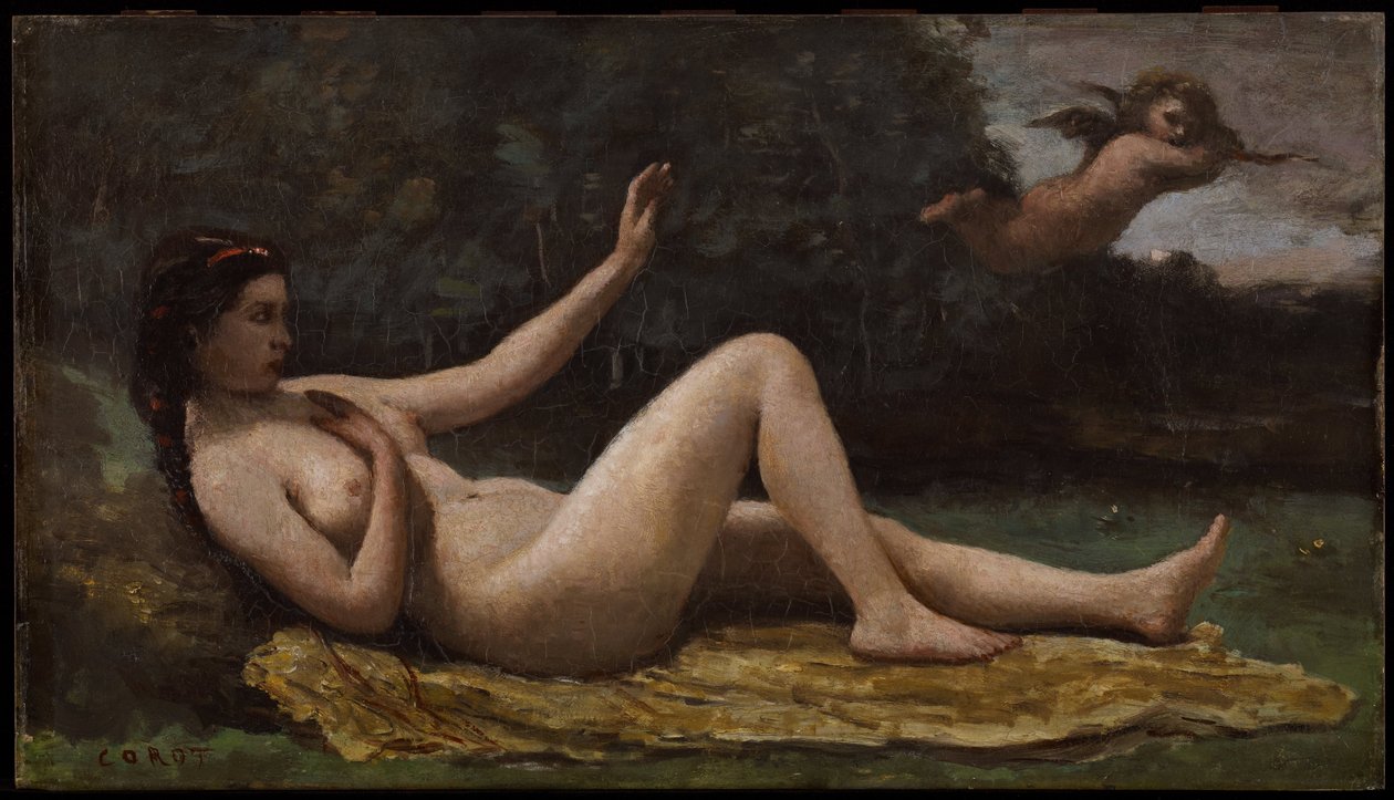 A szeretet felidézése alkotó: Jean-Baptiste-Camille Corot