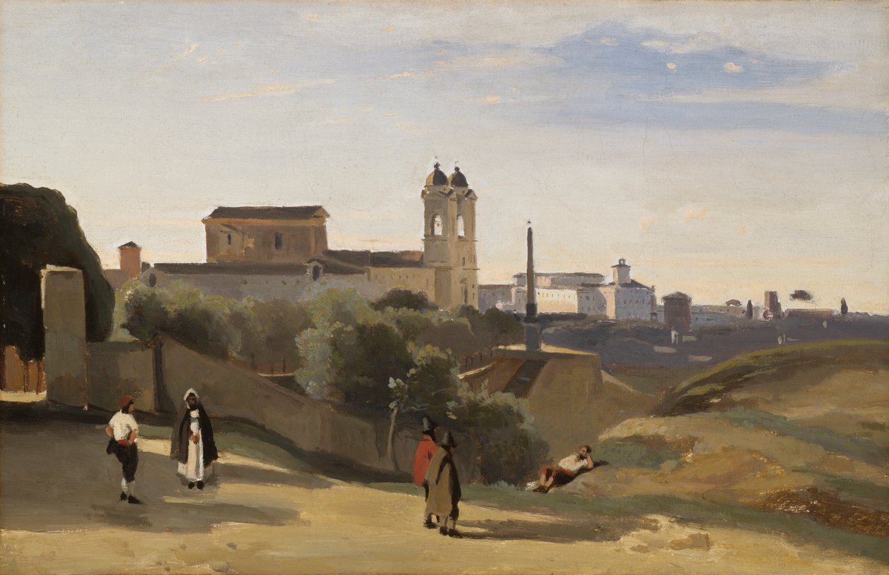 Monte Pincio, Róma alkotó: Jean-Baptiste-Camille Corot