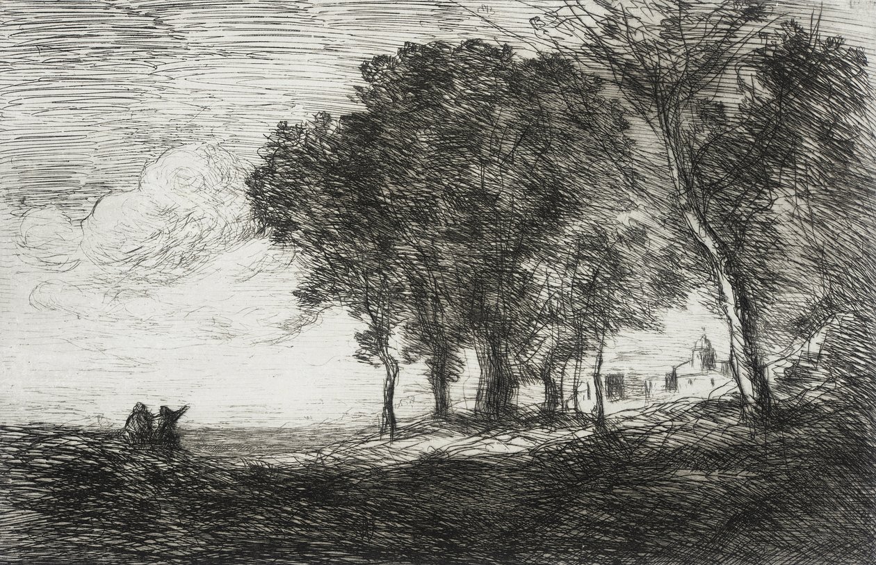 Itáliai táj alkotó: Jean-Baptiste-Camille Corot