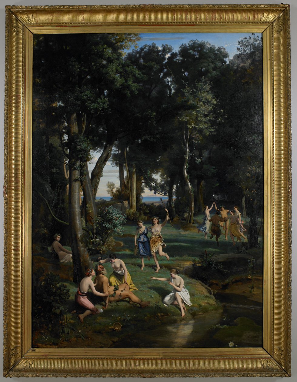 Szilénosz alkotó: Jean-Baptiste-Camille Corot