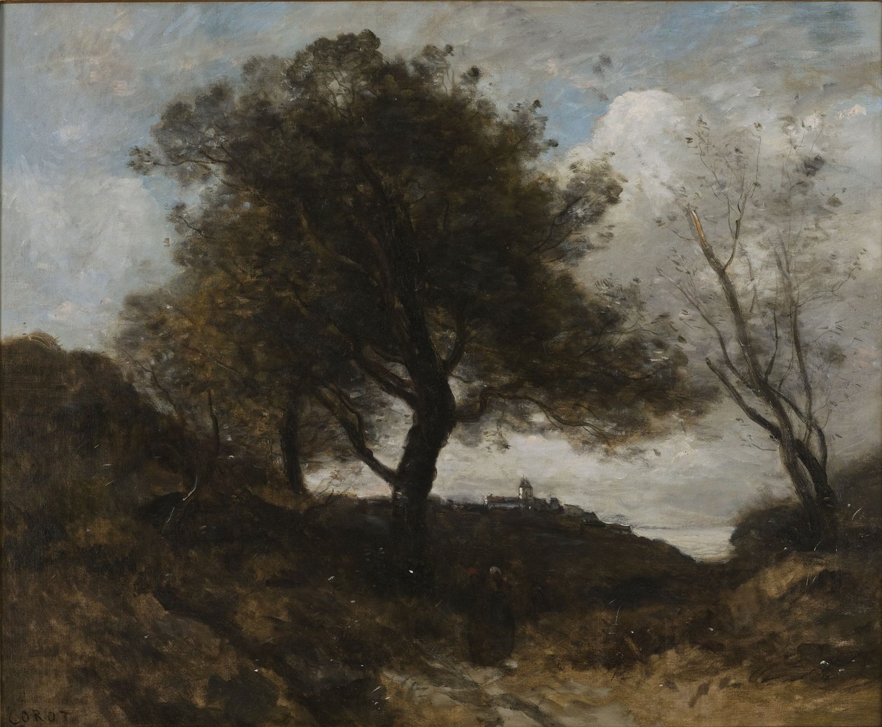 Emlék Normandiából alkotó: Jean-Baptiste-Camille Corot