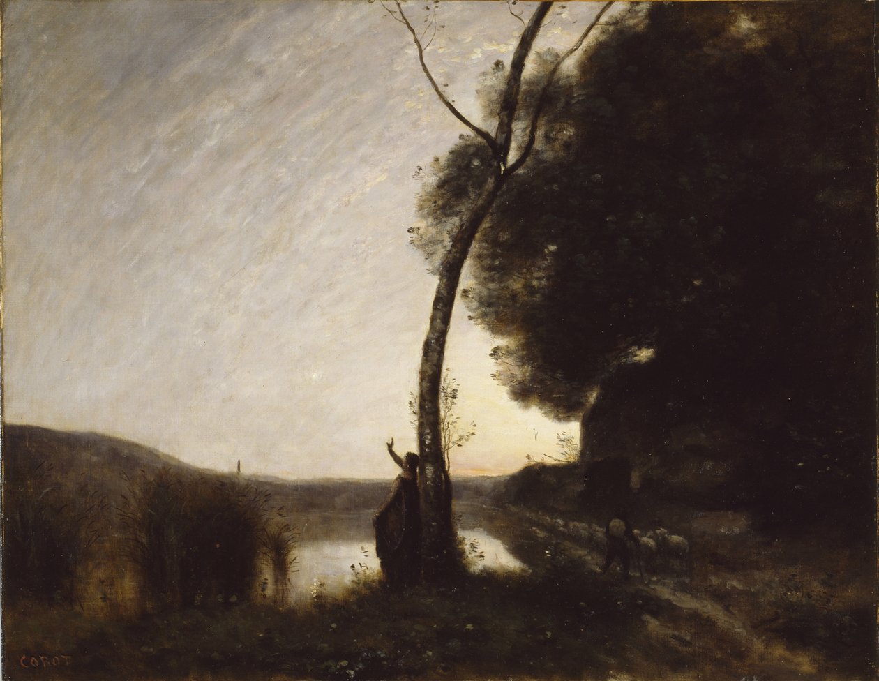 Az esthajnalcsillag alkotó: Jean-Baptiste-Camille Corot