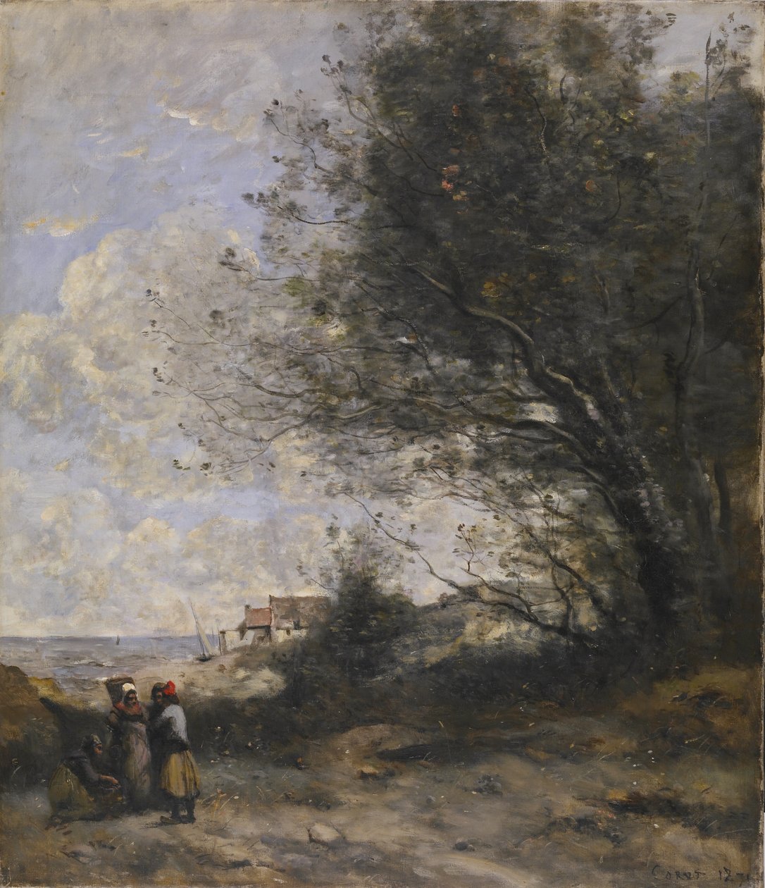 A halász házikója alkotó: Jean-Baptiste-Camille Corot