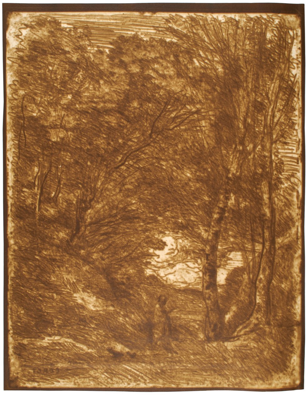 Die Gärten des Horaz alkotó: Jean-Baptiste-Camille Corot
