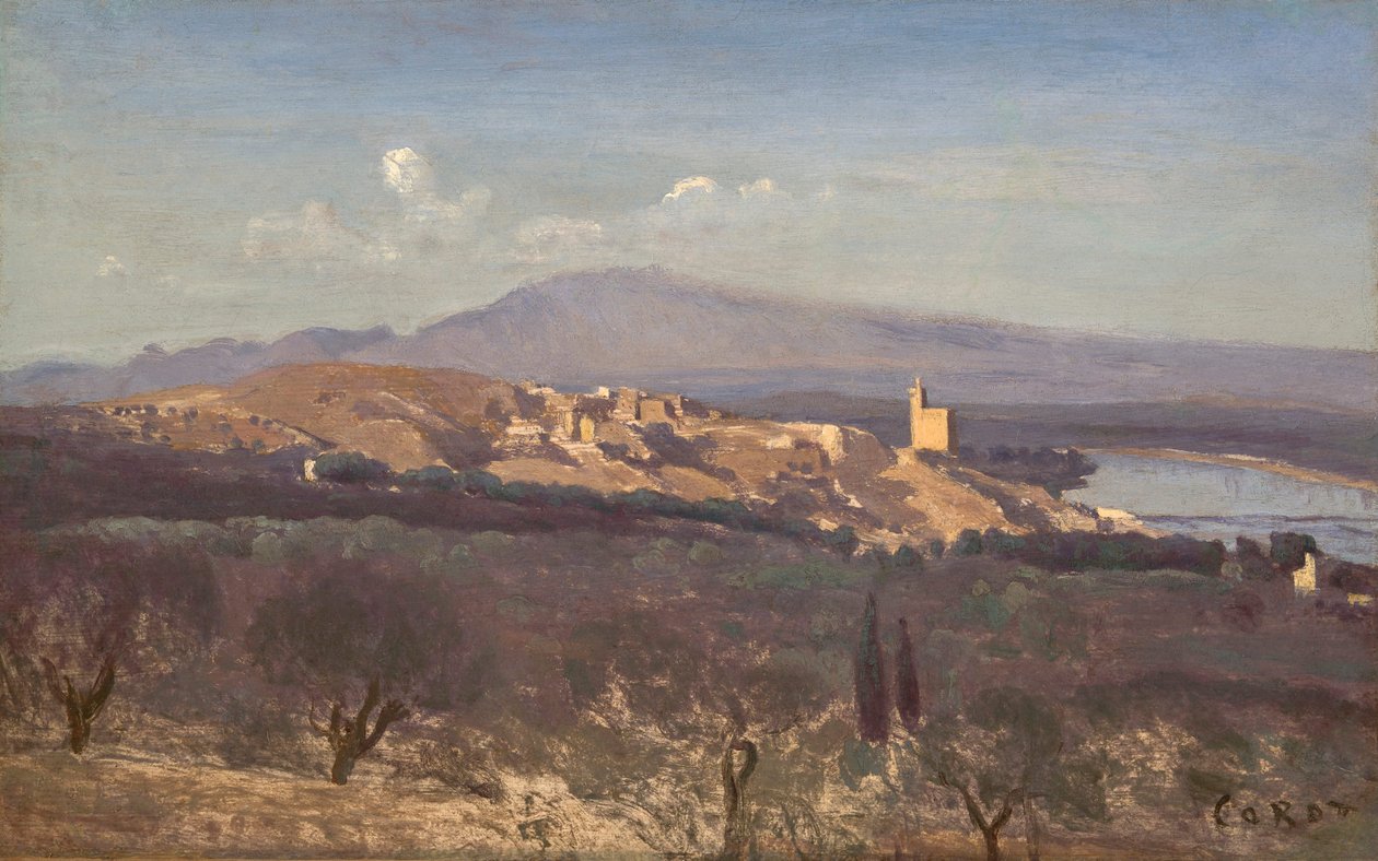 Villeneuve-les-Avignon alkotó: Jean-Baptiste-Camille Corot