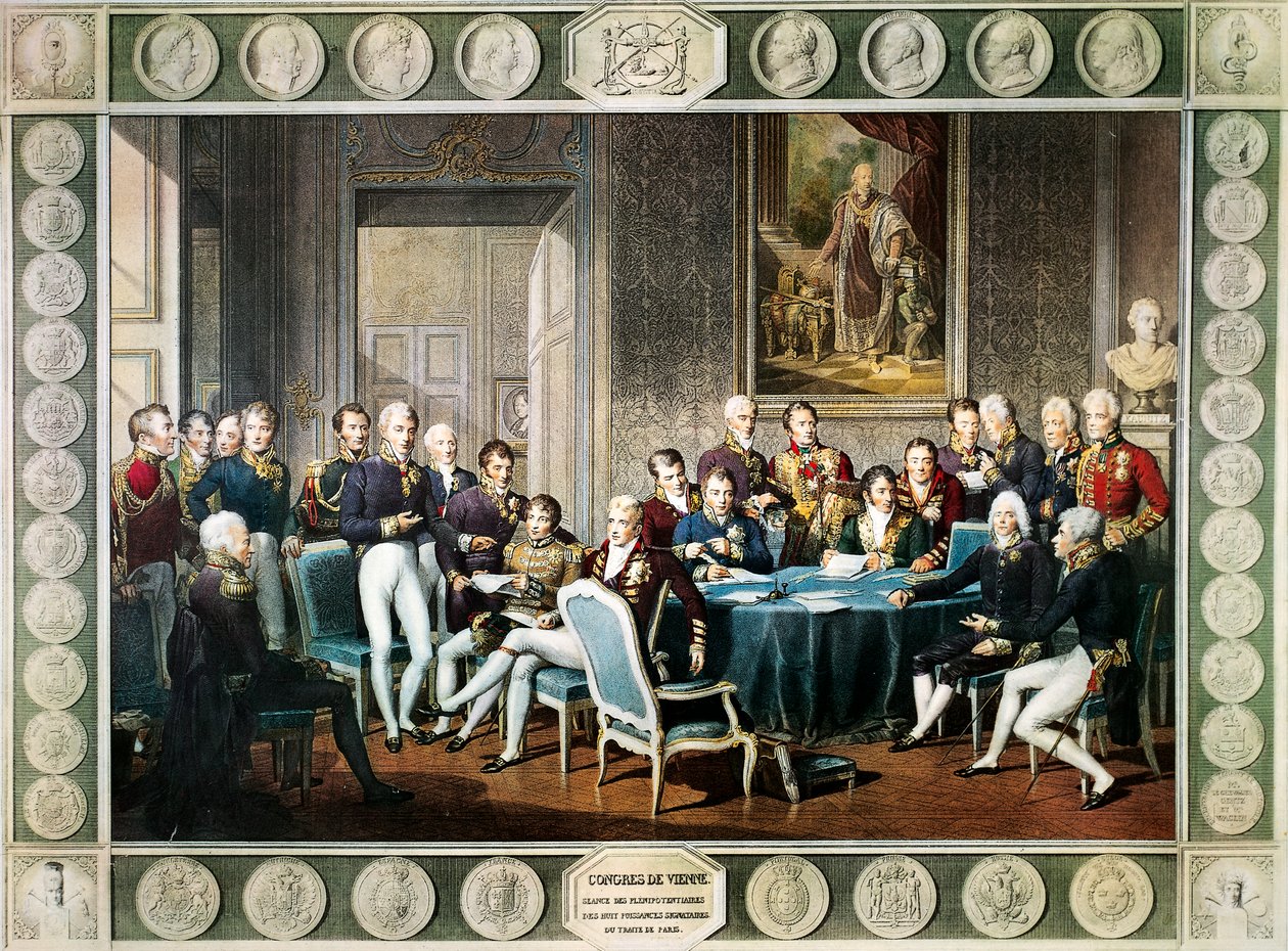 Az 1814-15-ös bécsi kongresszus résztvevői, Ausztria alkotó: Jean Baptiste (after) Isabey