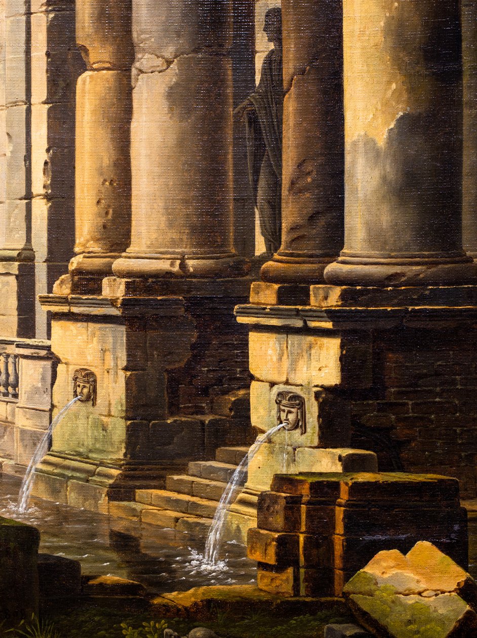 Egy ősi fürdő romjai alkotó: Jean Baptiste Berlot