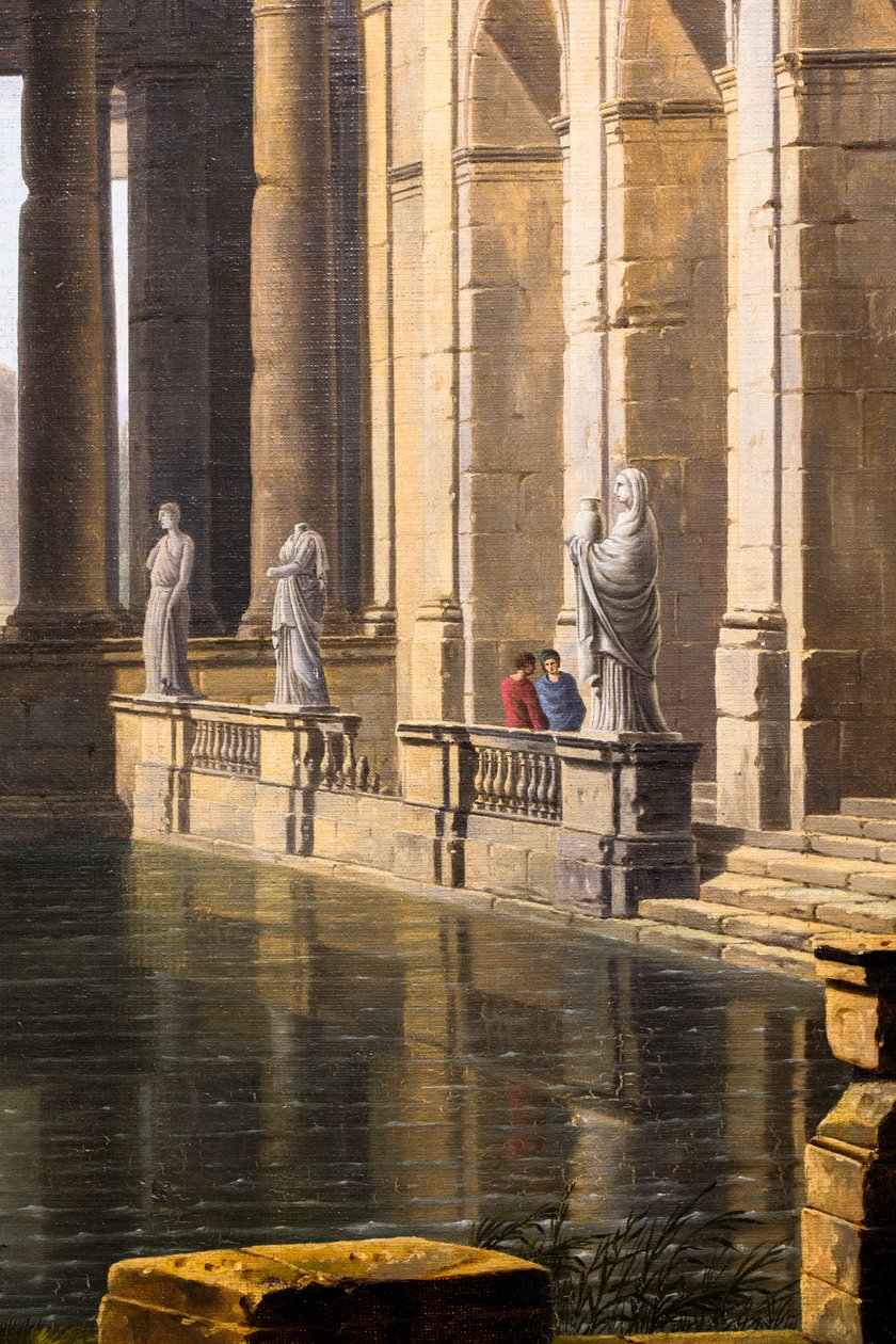 Egy ősi fürdő romjai alkotó: Jean Baptiste Berlot