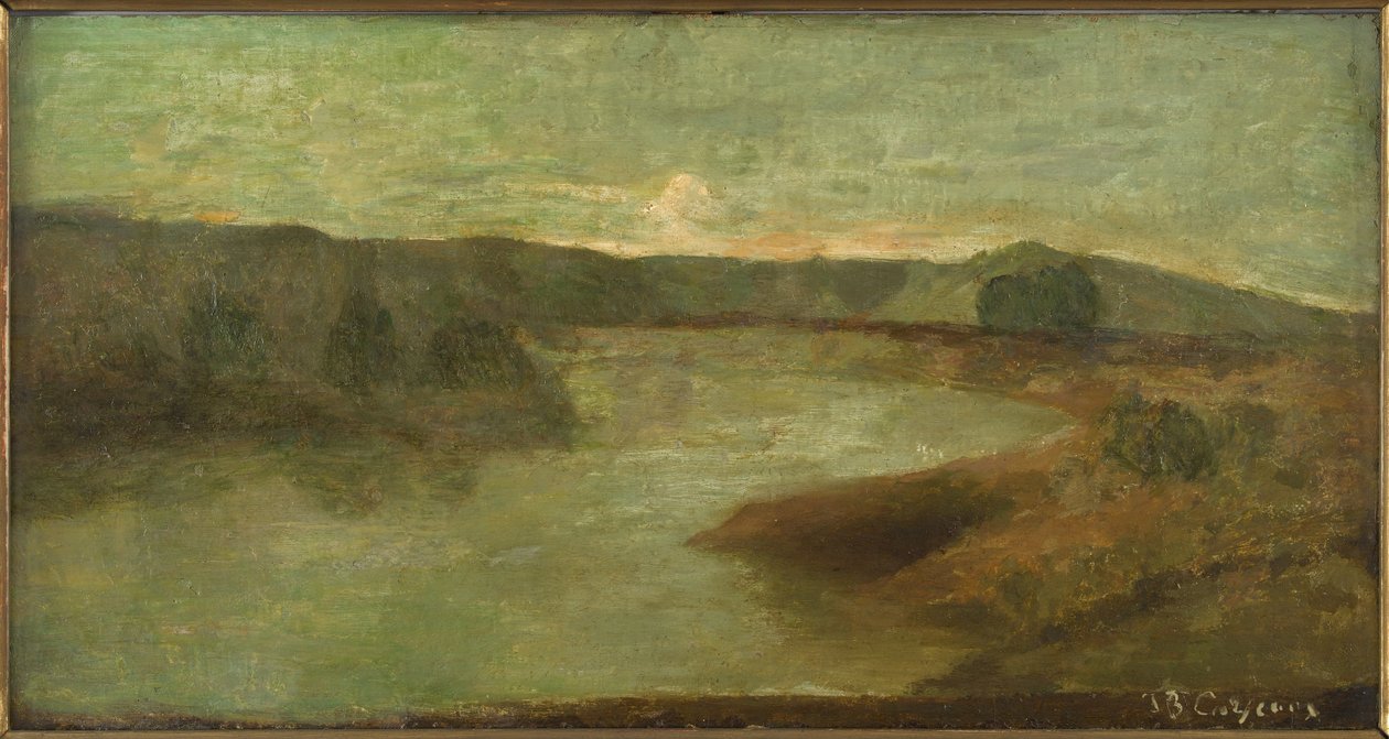 Folyó, Olaszország, 1856 és 1862 között (olaj) alkotó: Jean Baptiste Carpeaux