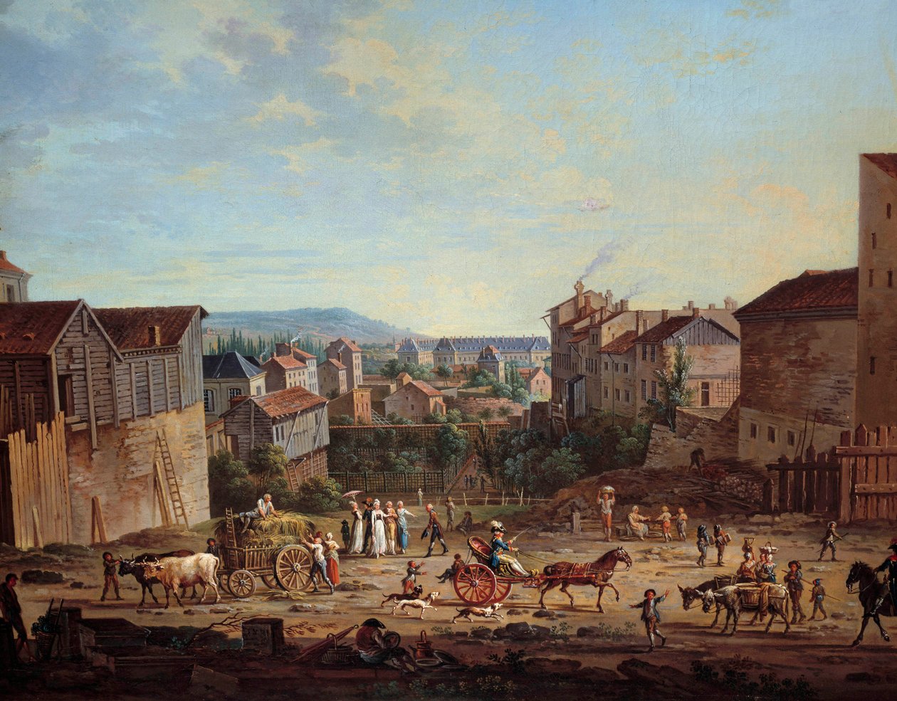 Michottes bástyája Nancyban. Jean Baptiste Claudot (1733-1805) festménye, 1801 körül. Nancy, Musee Historique Lorrain - Michottes-bástya Nancy-ben (Franciaország). Jean Baptiste Claudot (1733-1805) festménye alkotó: Jean Baptiste Claudot