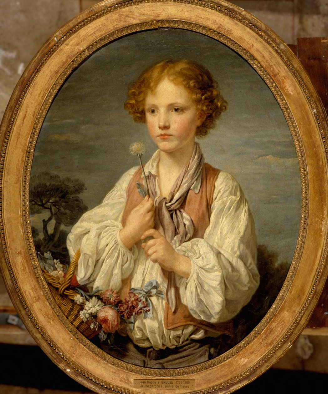 Egy fiatal pásztor, aki a sorsot próbára teszi, hogy megtudja, szereti-e őt a pásztornője alkotó: Jean-Baptiste Greuze