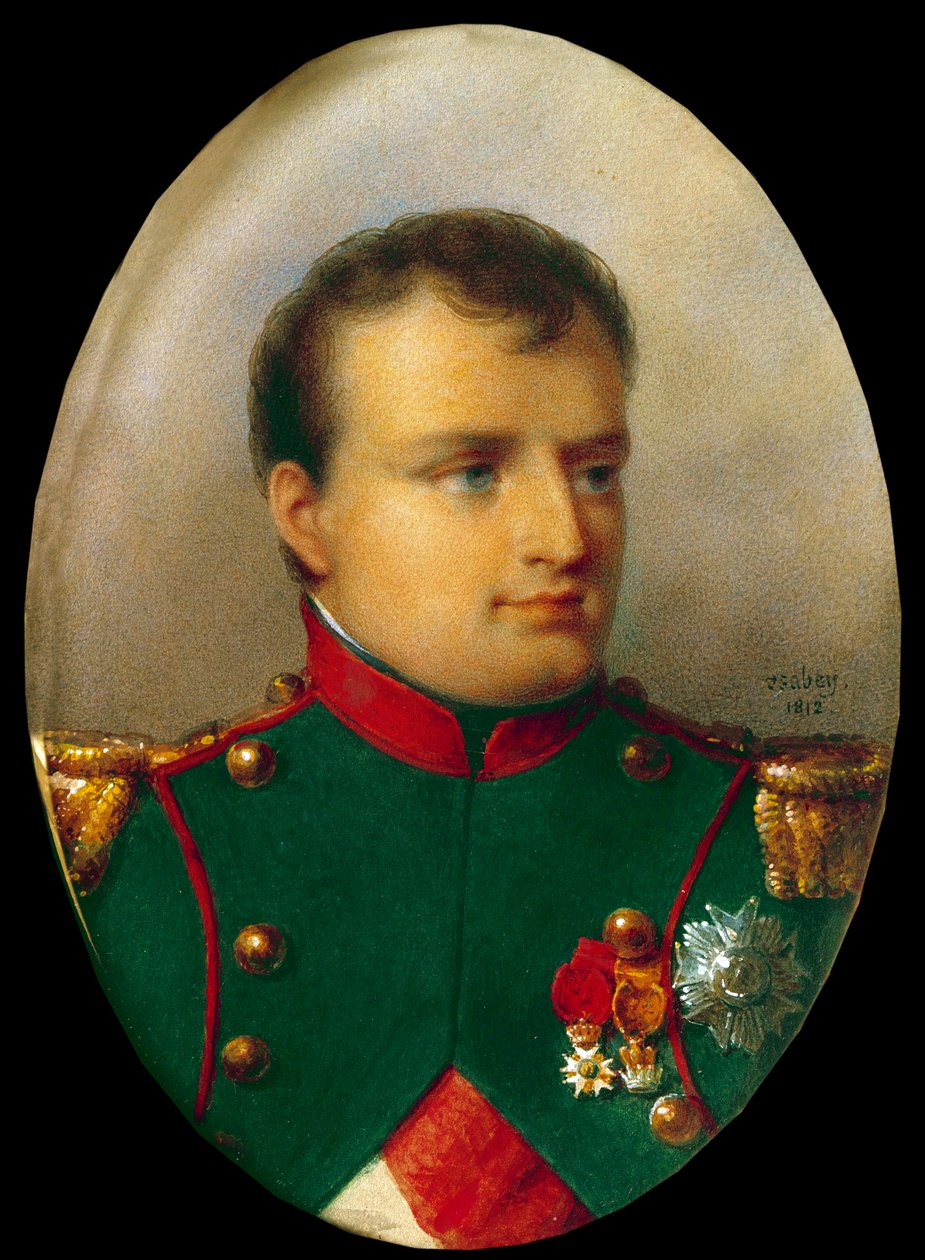 I. Napóleon medálos portréja a császkók egyenruhájában alkotó: Jean Baptiste Isabey