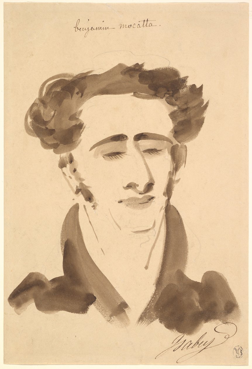 Benjamin Mocatta (1802–1865) portréja alkotó: Jean-Baptiste Isabey