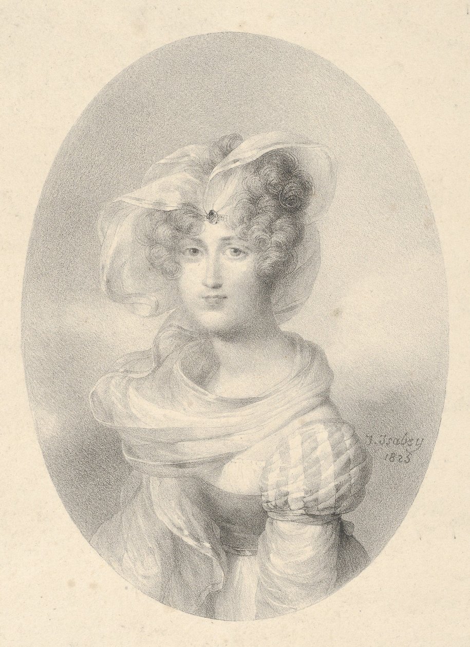Madame Ditte-Harmite portréja alkotó: Jean-Baptiste Isabey