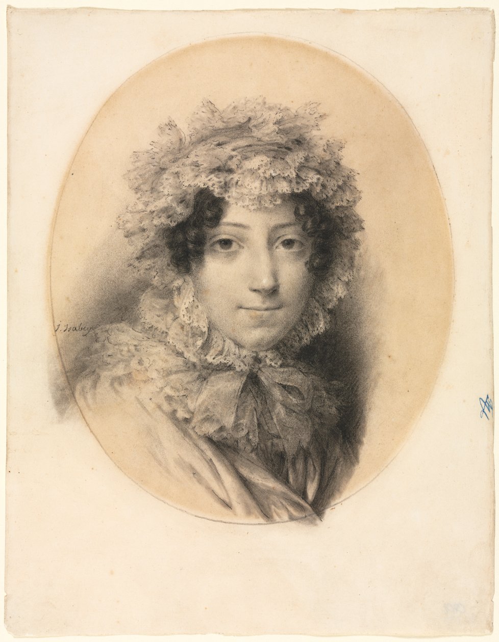 Egy hölgy portréja alkotó: Jean-Baptiste Isabey