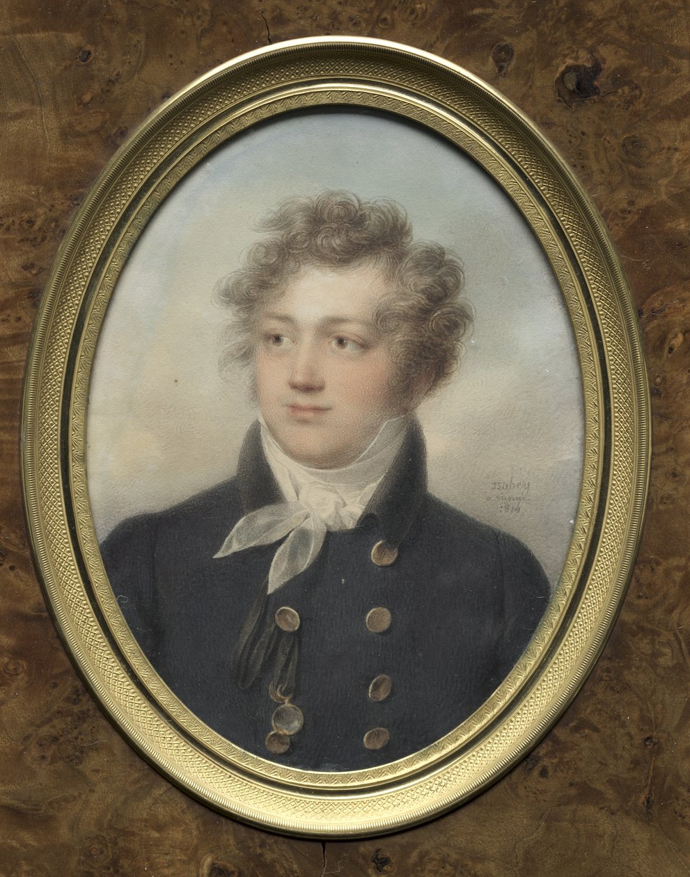 Egy férfi portréja, valószínűleg I. Sándor, Oroszország császára alkotó: Jean-Baptiste Isabey