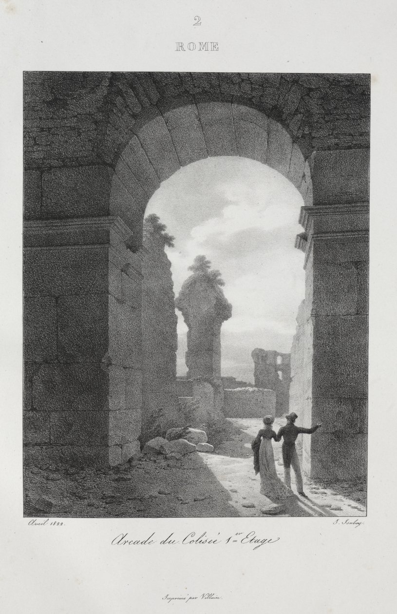 Olaszországi utazás 1822-ben alkotó: Jean-Baptiste Isabey