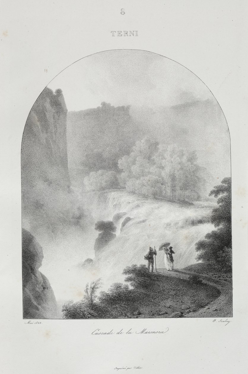 Olaszországi utazás 1822-ben alkotó: Jean-Baptiste Isabey