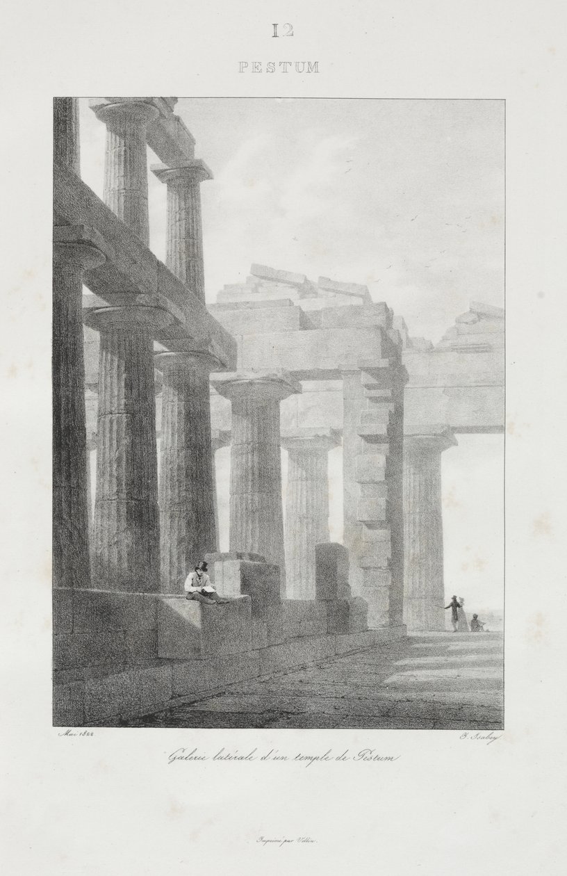 Olaszországi utazás 1822-ben alkotó: Jean-Baptiste Isabey