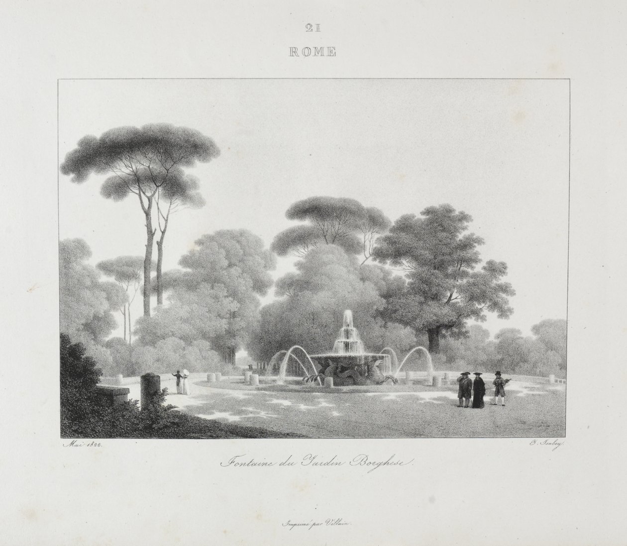 Olaszországi utazás 1822-ben alkotó: Jean-Baptiste Isabey
