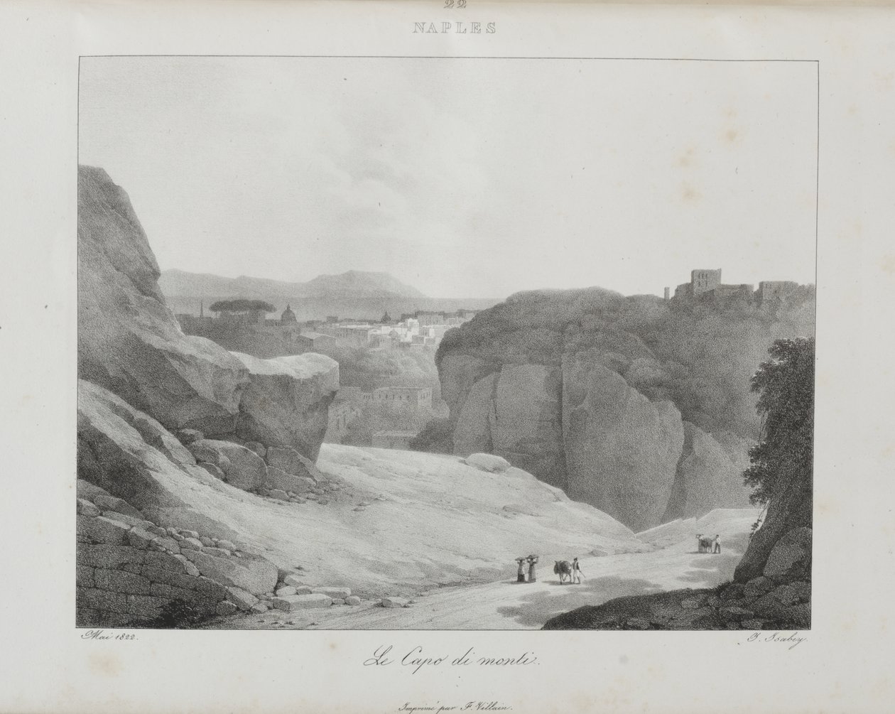 Olaszországi utazás 1822-ben alkotó: Jean-Baptiste Isabey