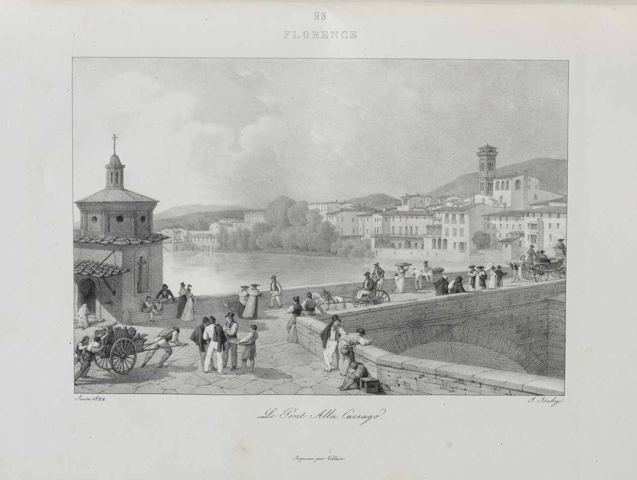 Olaszországi utazás 1822-ben alkotó: Jean-Baptiste Isabey