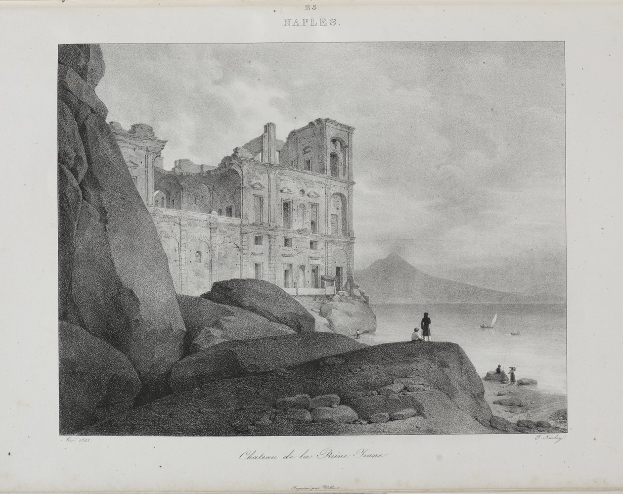 Olaszországi utazás 1822-ben alkotó: Jean-Baptiste Isabey