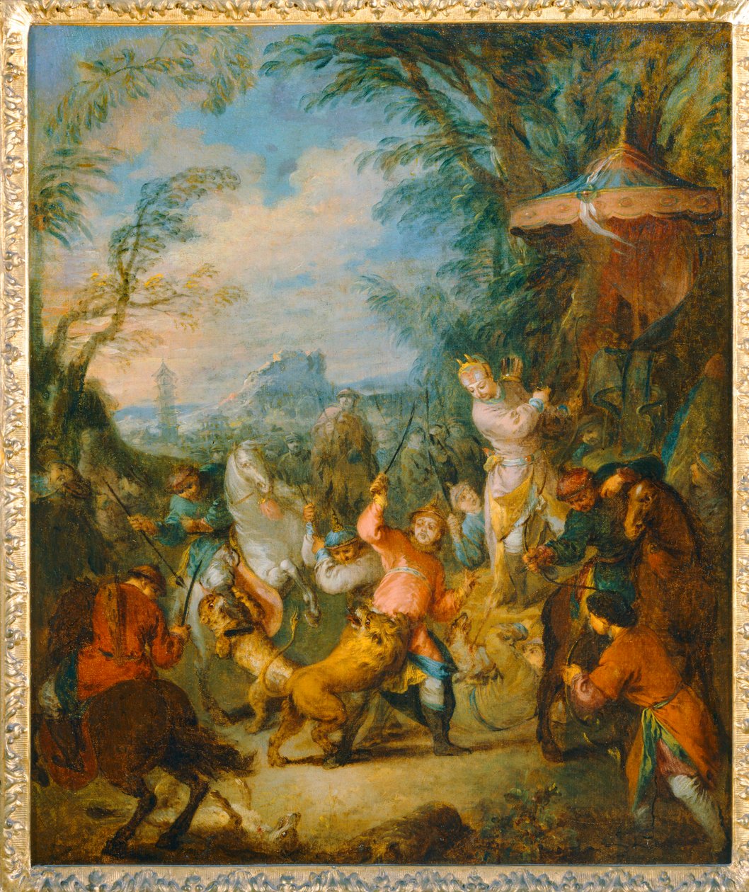 Chasse chinoise - Kínai vadászat ... alkotó: Jean Baptiste Joseph Pater