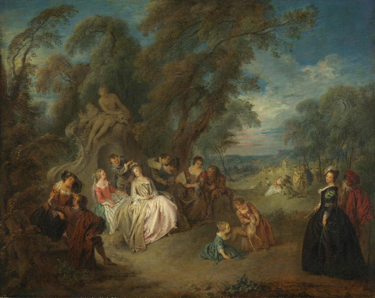 Kerti parti alkotó: Jean-Baptiste Joseph Pater