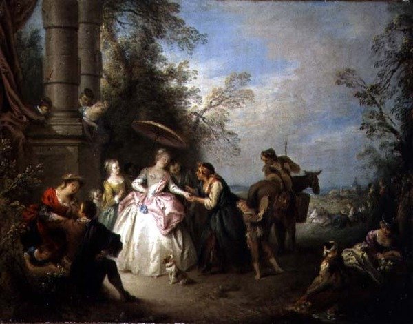 A Jósnő (olaj, vászon) alkotó: Jean Baptiste Joseph Pater