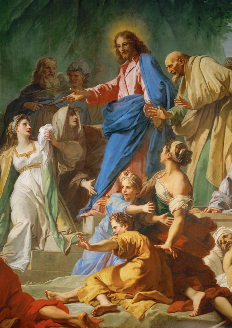 La resurrection de Lazare - Lázár feltámadása ... alkotó: Jean Baptiste Jouvenet