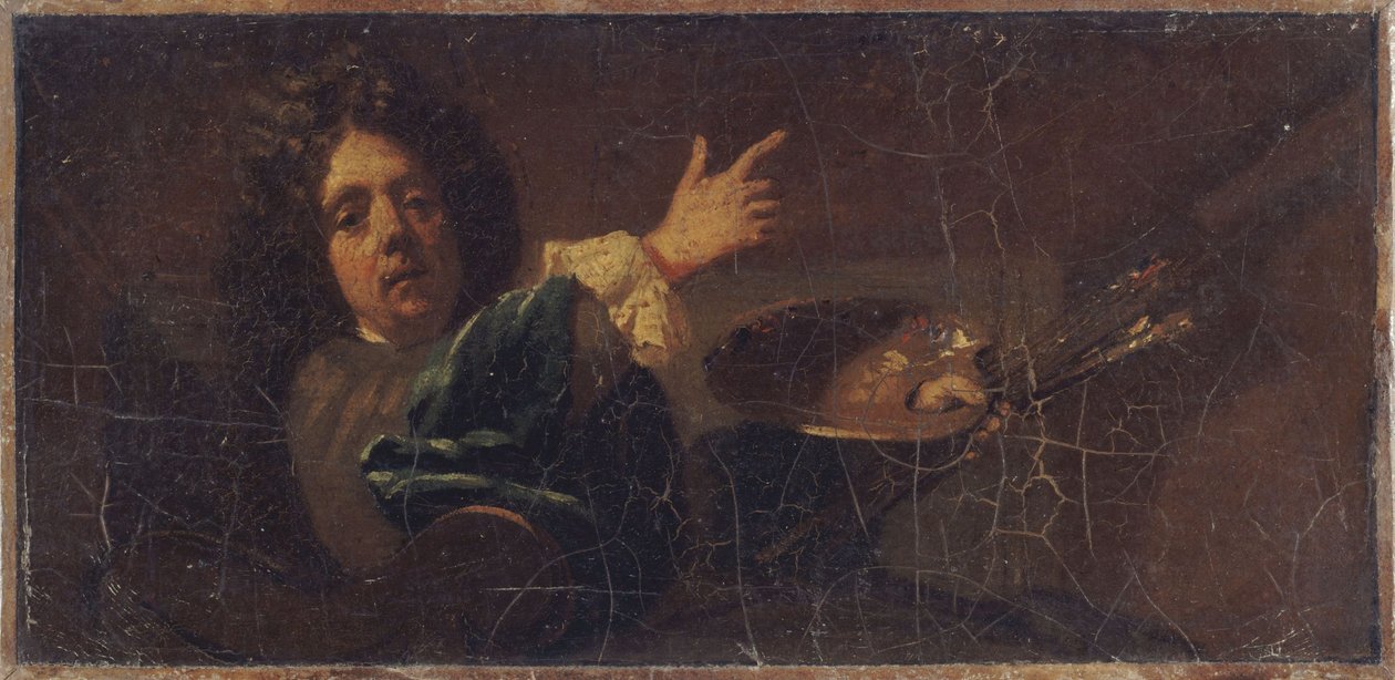 Jean-Baptiste Jouvenet önarcképe. A festmény kicsinyítése a Musée de Rouen-ban, 1701 és 1750 között (olaj, vászon). alkotó: Jean Baptiste Jouvenet