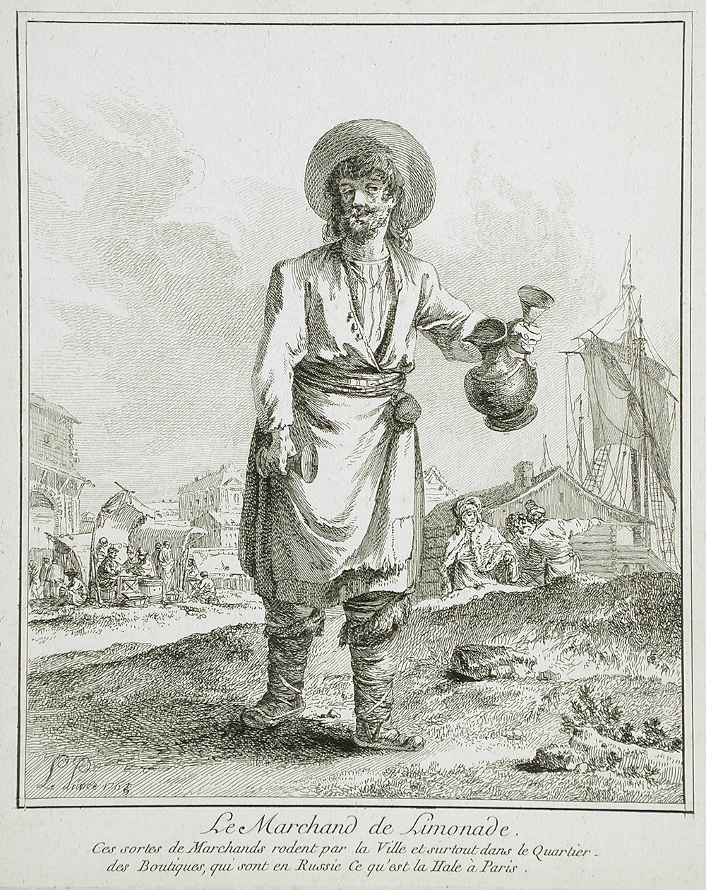 A limonádéárusnő alkotó: Jean-Baptiste Le Prince