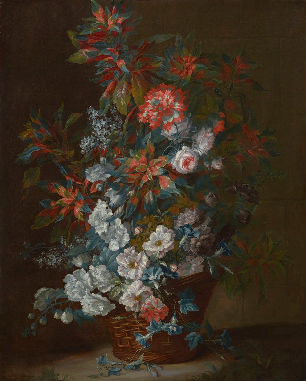 Virágok egy kosárban 1695 (Olaj, vászon) alkotó: Jean Baptiste Monnoyer