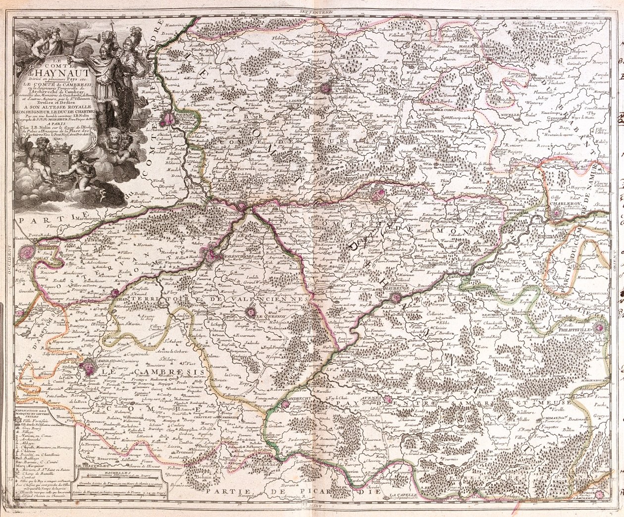 Belgium (régió: Vallon régió), Franciaország (régió: Nord-Pas-de-Calais, Picardie, Champagne-Ardenne) alkotó: Jean Baptiste Nolin