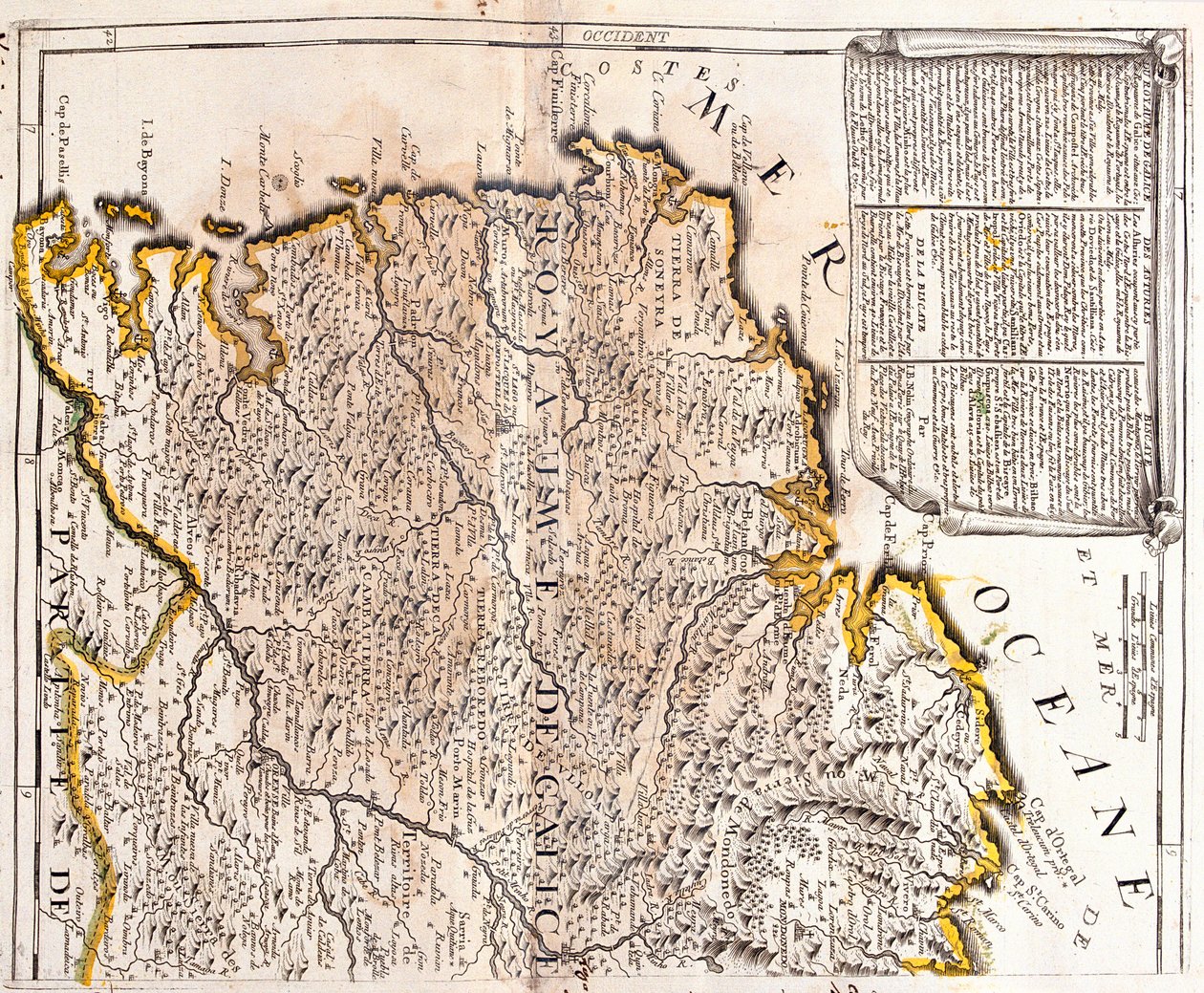 Galícia, Spanyolország alkotó: Jean Baptiste Nolin