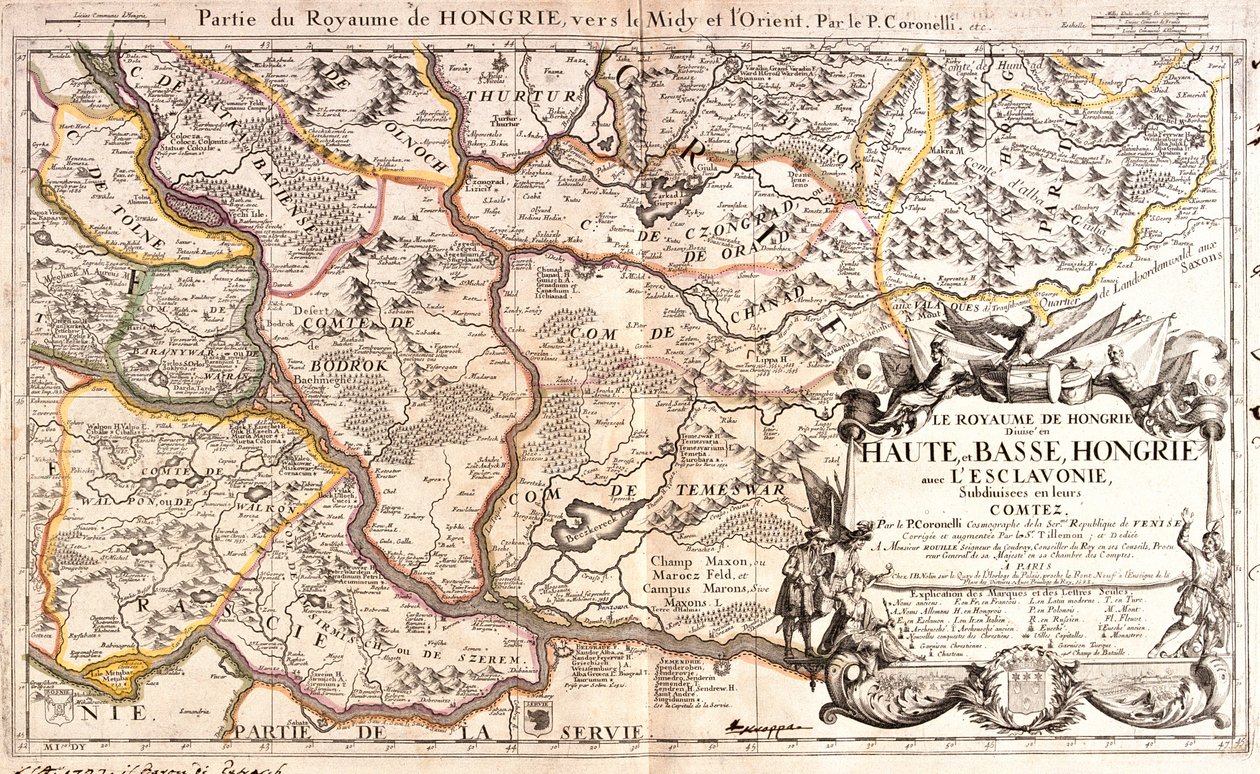 Hungary (County: Somogy, Baranya, Tolna, Bács-Kiskun, Csongrád, Békés), Romania (County: Arad, Alba, Hunedoara, Timi, Cara-Severin), north Serbia, Croatia (County: Vukovar-Syrmia, Osijek-Baranja, Brod-Posavina) alkotó: Jean-Baptiste Nolin