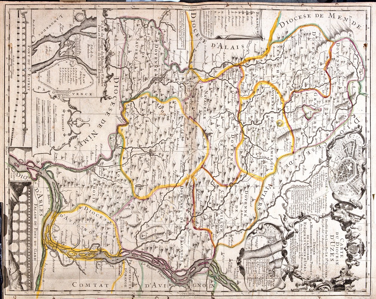 Languedoc-Roussillon, Franciaország alkotó: Jean Baptiste Nolin