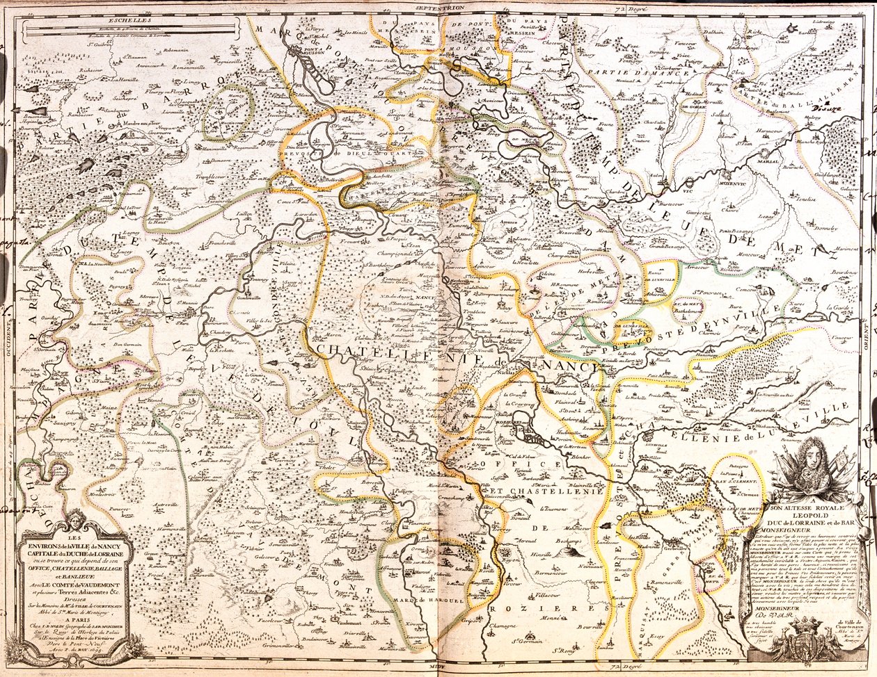 Lotaringia, Franciaország alkotó: Jean Baptiste Nolin