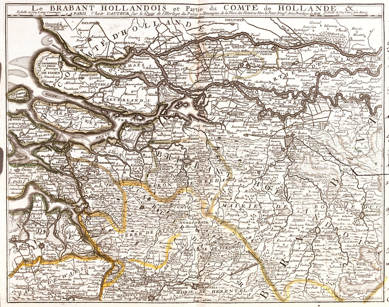 Hollandia (tartomány: Zeeland, Dél-Hollandia, Gelderland, Észak-Brabant), Belgium (régió: Flamand régió) alkotó: Jean Baptiste Nolin