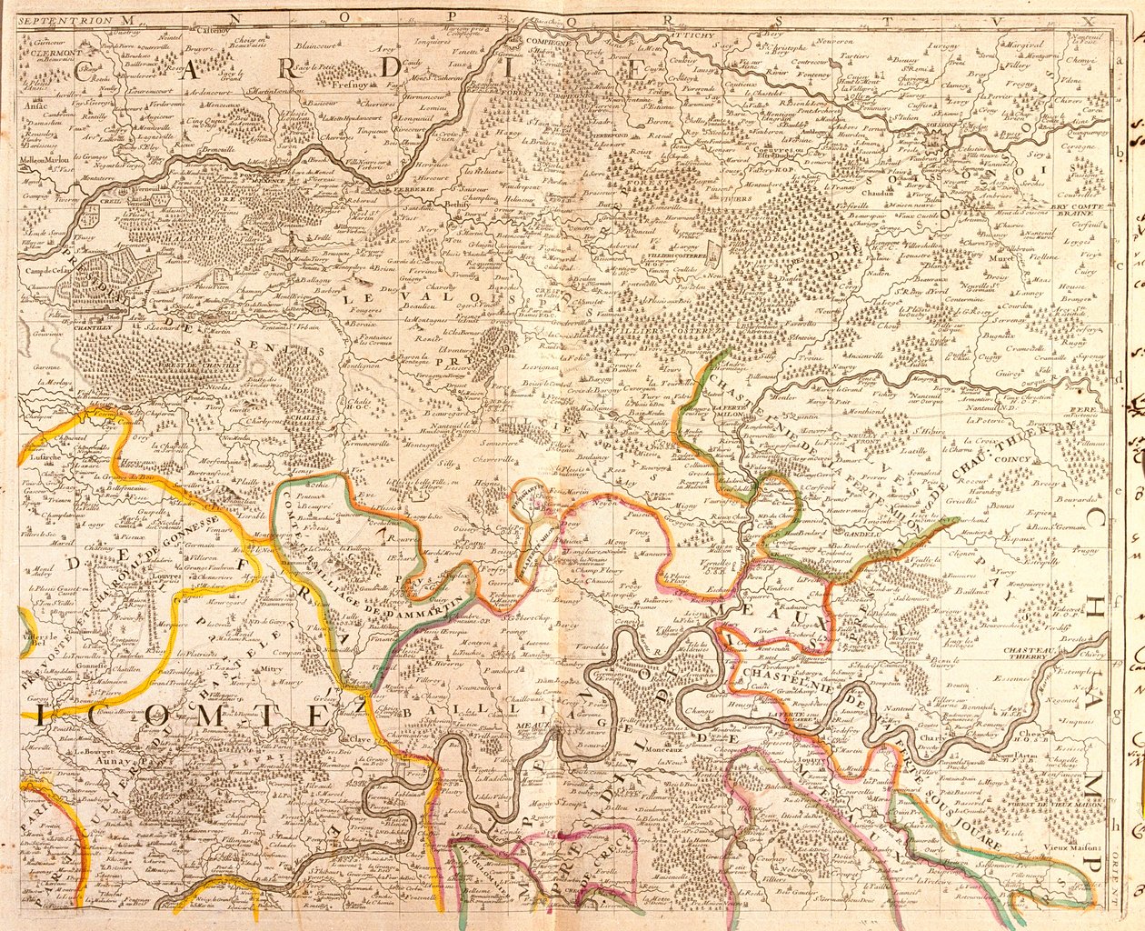 Picardia, Île-de-France, Franciaország alkotó: Jean Baptiste Nolin