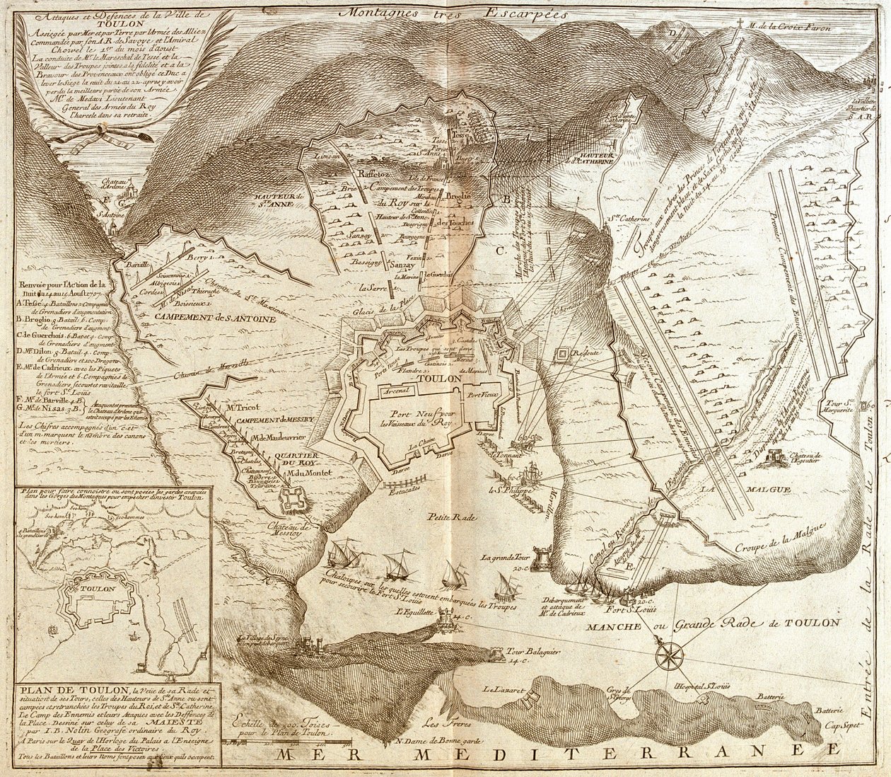 Toulon, Franciaország alkotó: Jean Baptiste Nolin