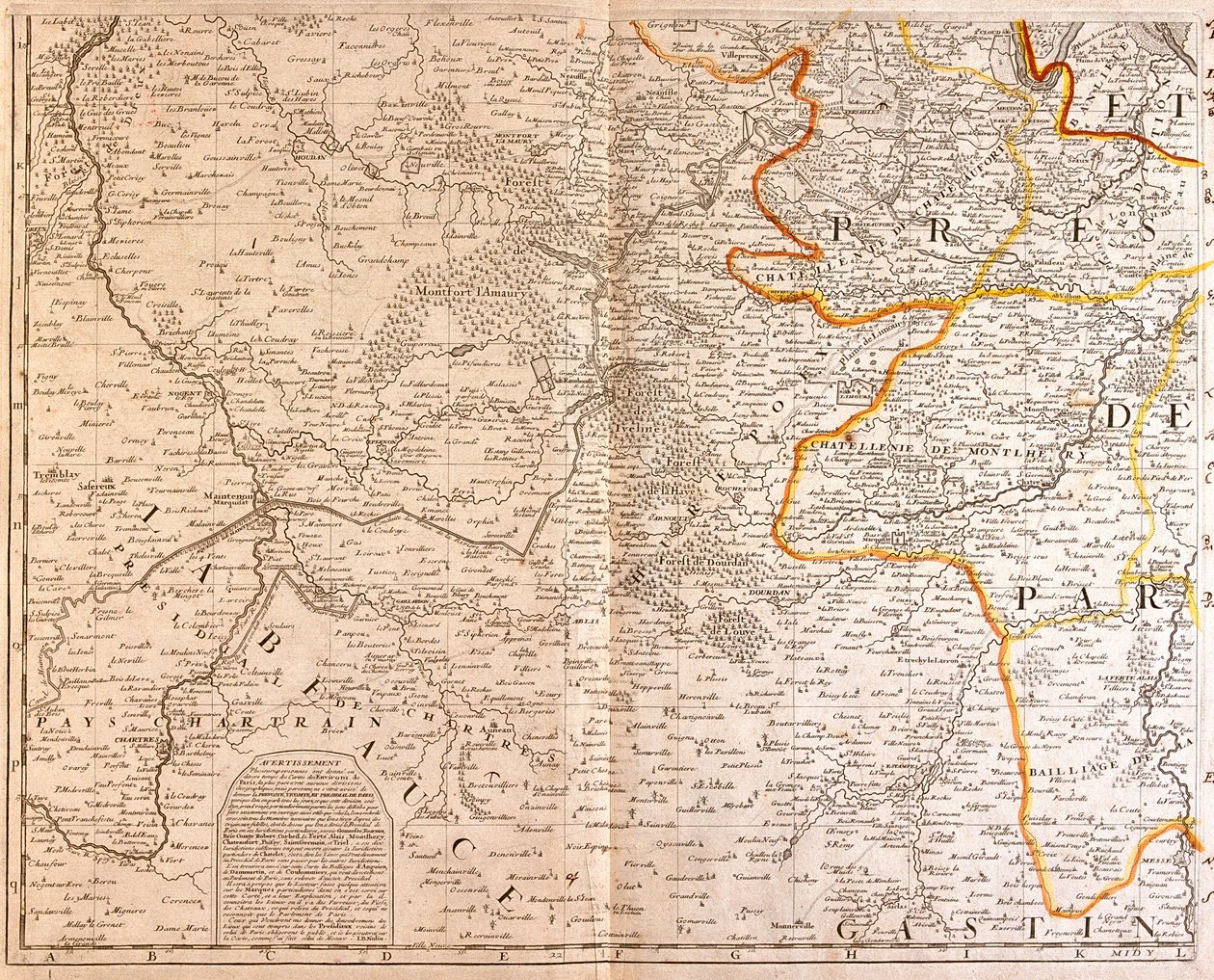 Île-de-France, Centre, Franciaország alkotó: Jean Baptiste Nolin